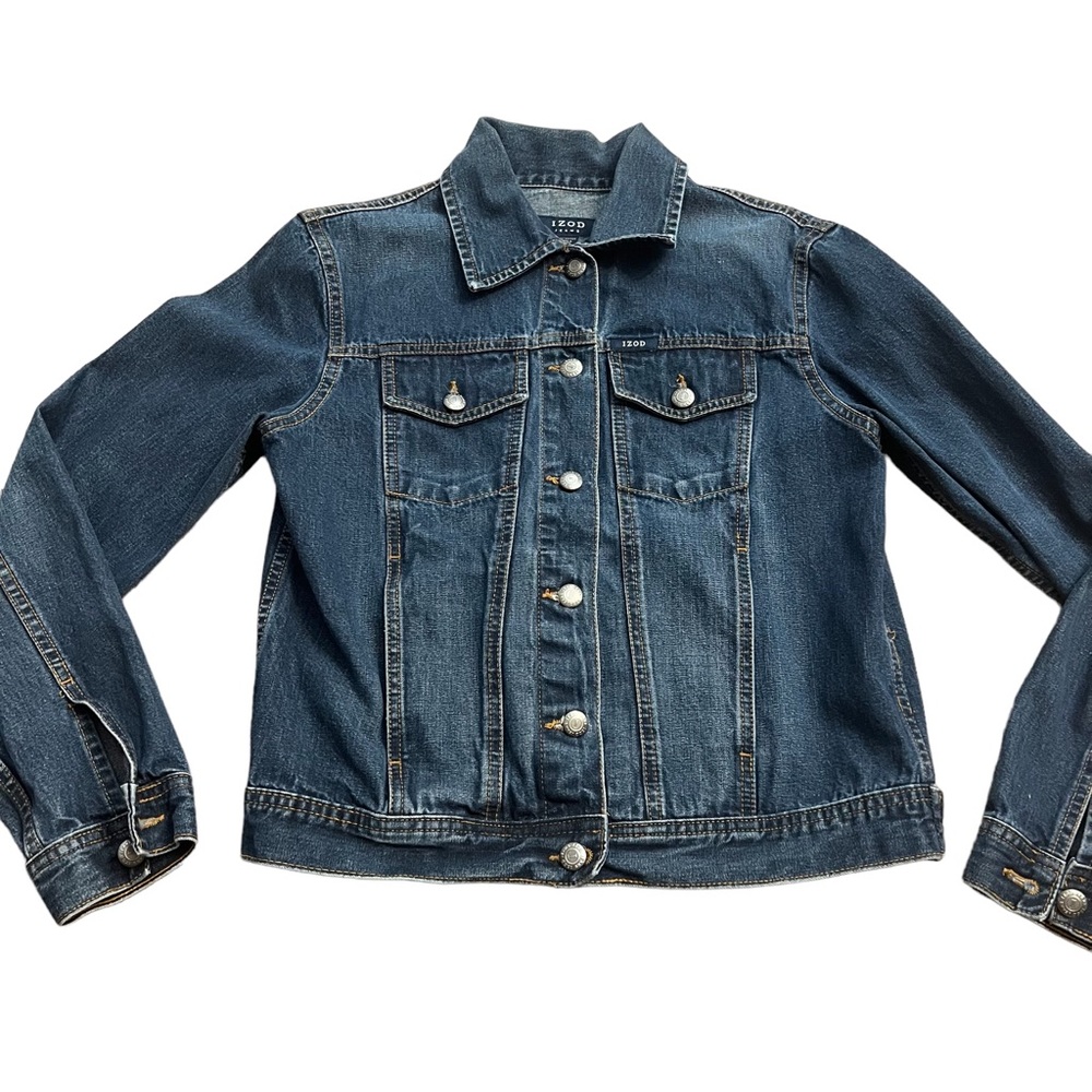 Vintage Izod Blue Jean Jacket, Vintage Denim‎ Jacket, Small